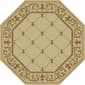 Tayse Sensation Orleans Octagon Area Rug - Ivory - image 1
