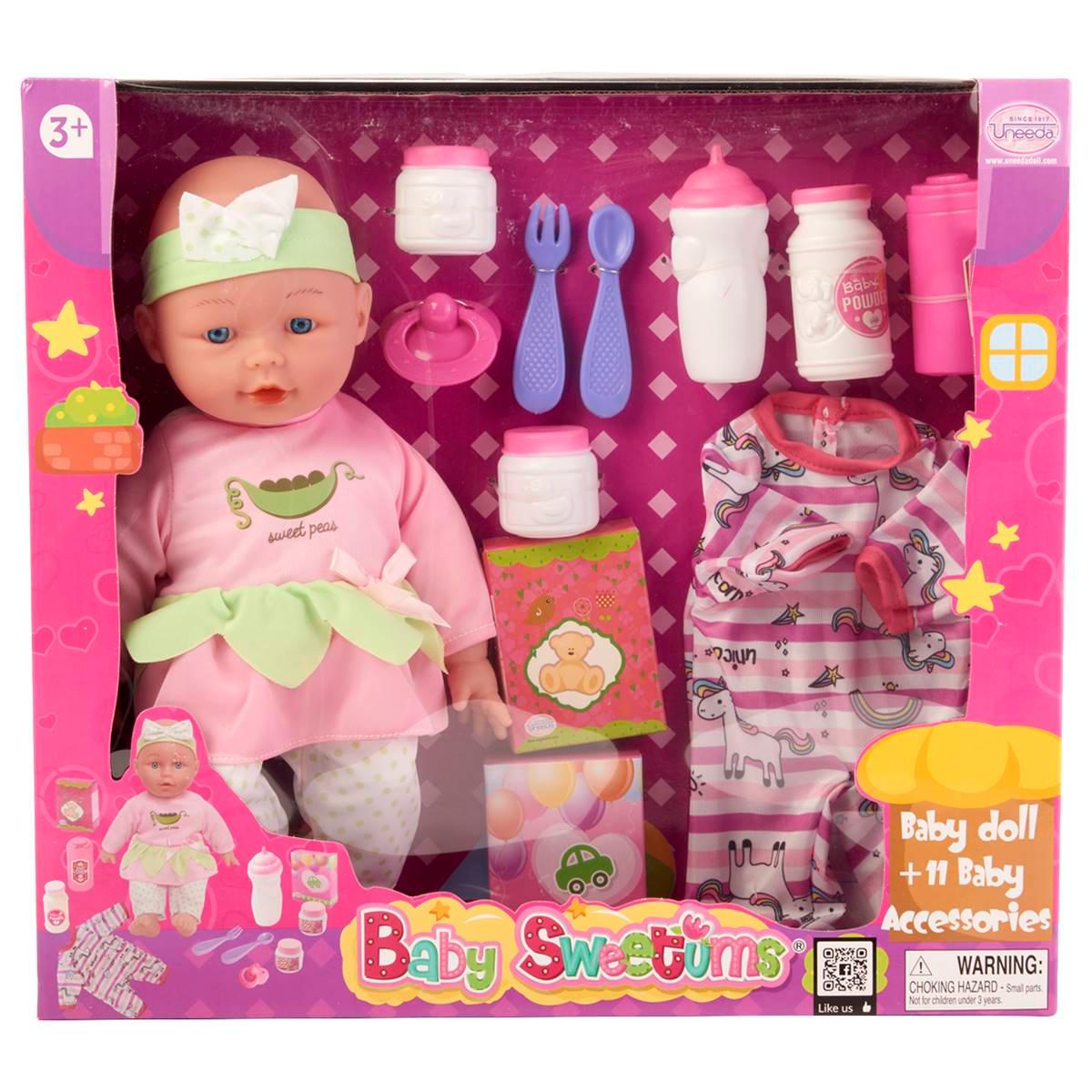 Uneeda 13in. Baby Sweetums Gift Set