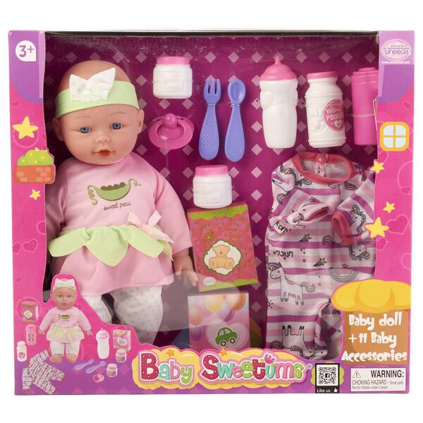 Uneeda 13in Baby Sweetums Gift Set - image 