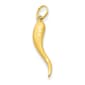 Gold Classics&#40;tm&#41; 14k. Yellow Gold Solid Italian Horn - image 1