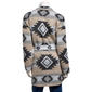 Womens By Design Long Sleeve Diamond Two Pocket Belted Cardigan - image 2