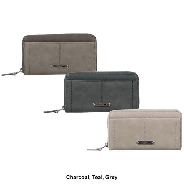 Womens Roots 73 Fairweather RFID Zip-Around Wallet