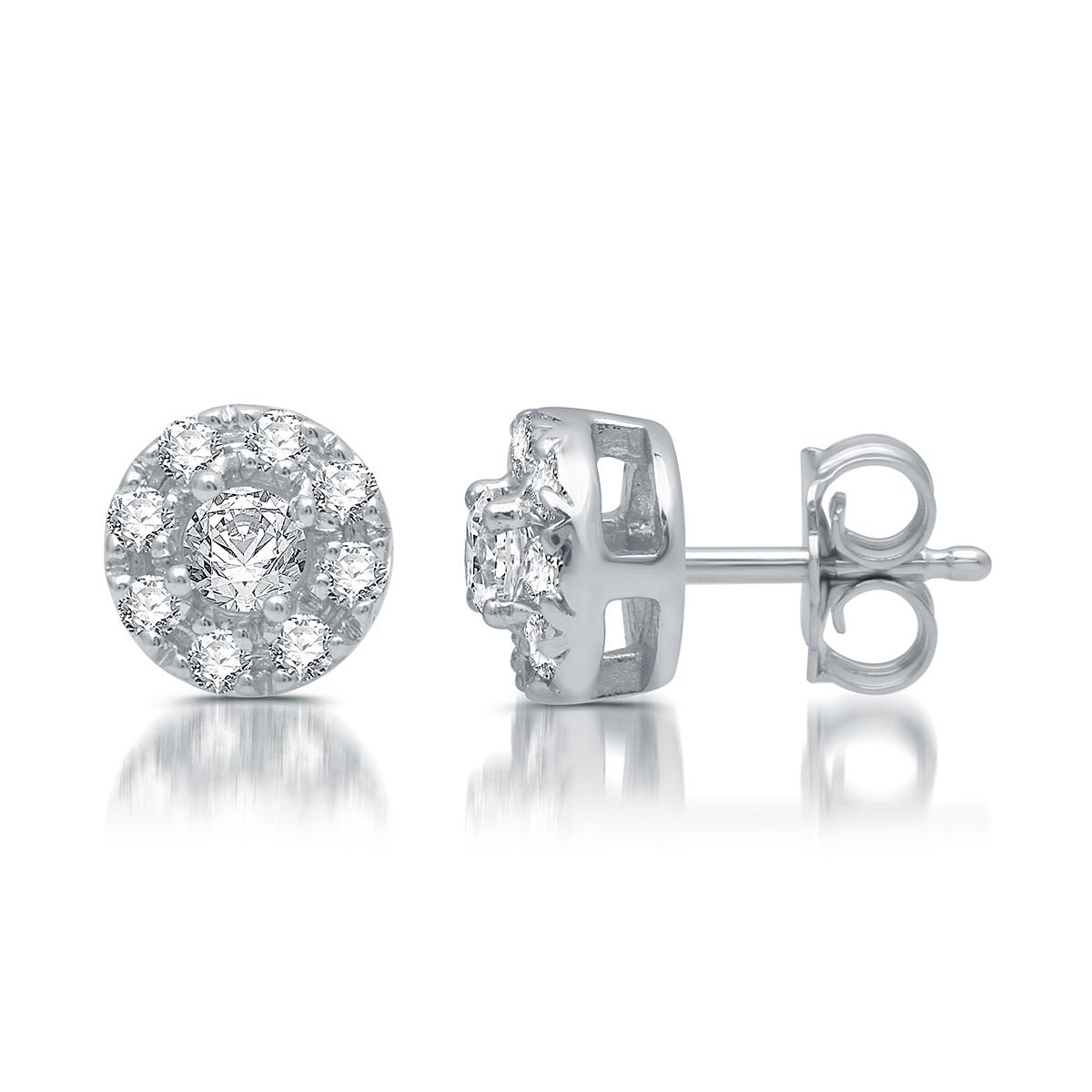 Nova Star® Sterling Silver 1/4ctw. Lab Grown Diamond...