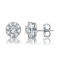 Nova Star&#40;R&#41; Sterling Silver 1/4ctw. Lab Grown Diamond Earrings - image 1