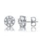 Nova Star&#40;R&#41; Sterling Silver 1/4ctw. Lab Grown Diamond Earrings - image 1