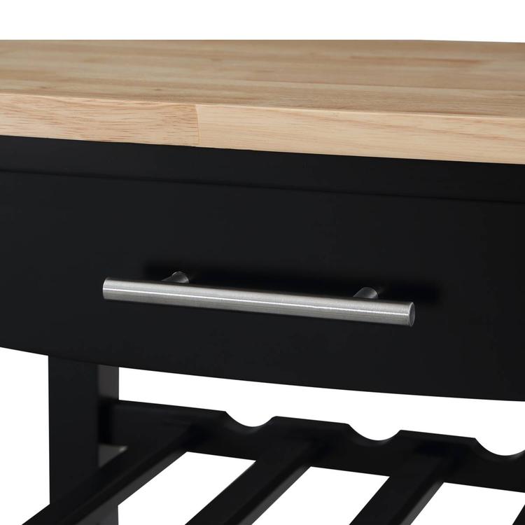 Convenience Concepts 4-Tier Butcher Block Kitchen Cart