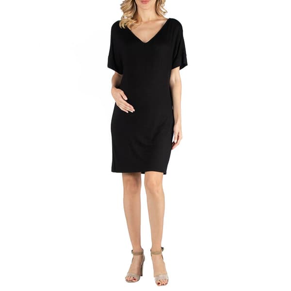 Womens 24/7 Comfort Apparel Maternity Sheath Dress