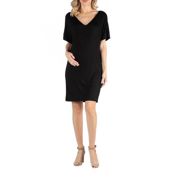 Womens 24/7 Comfort Apparel Maternity Sheath Dress - image 