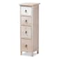 Baxton Studio Seanna Multi-Colored Wood 4-Drawer Storage Unit - image 1