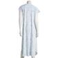 Womens Miss Elaine Short Sleeve Floral Stems Ballet Nightgown - image 2