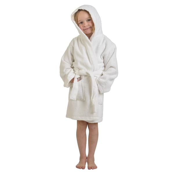 Kids Superior Egyptian Cotton Terry Hooded Bathrobe Boscov s