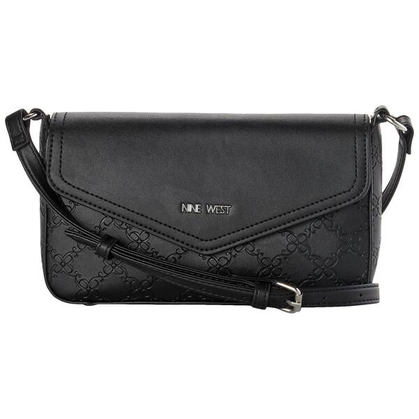 Nine West Bowie Mini Flap Embossed Logo Crossbody - image 
