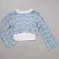 Girls (7-16) No Comment Long Sleeve Striped Pointelle 2Fer w/Tank - image 1