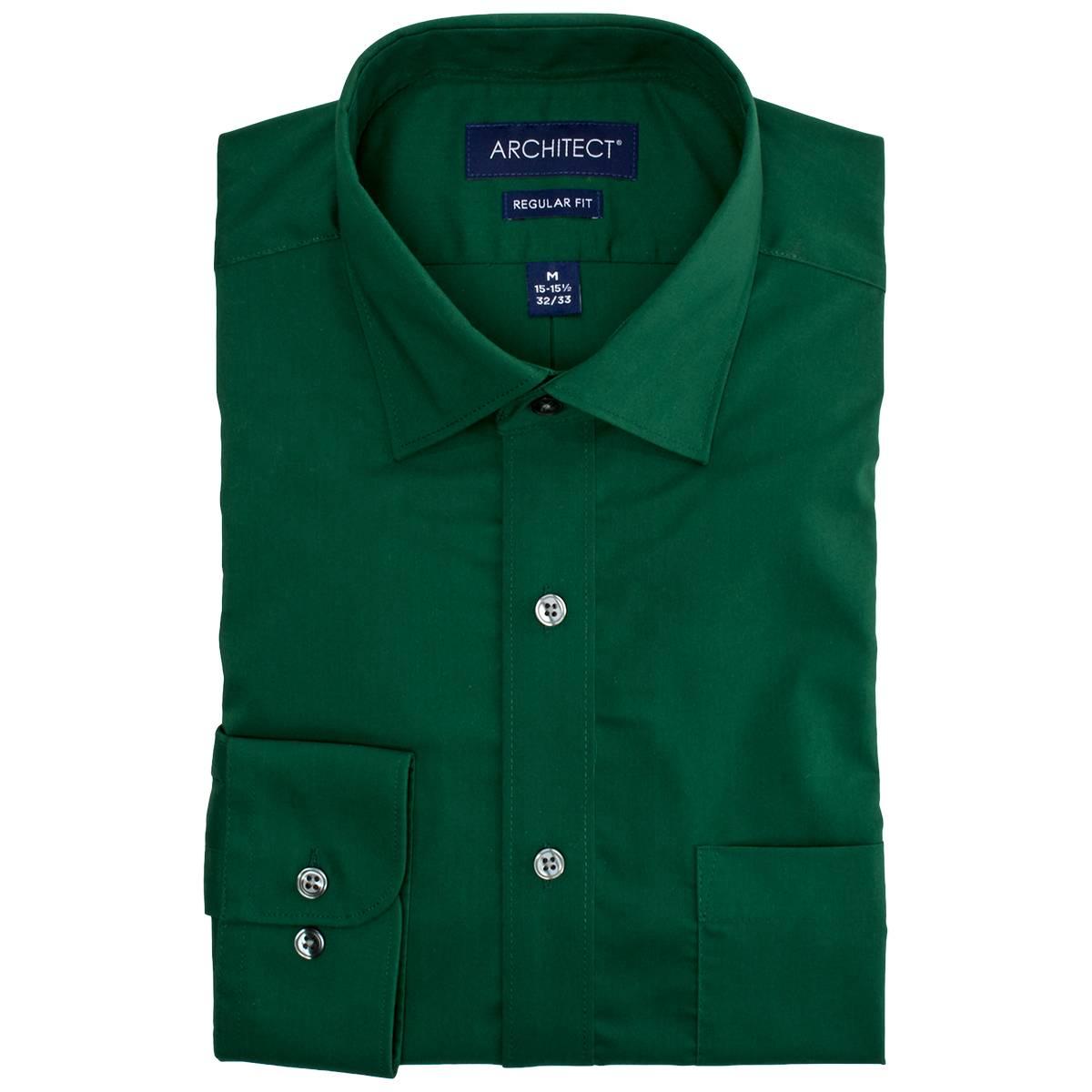 Mens Architect® Performance Regular Fit Dress Shirt - Eden