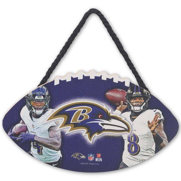 Open Road Ravens Hanging Mini Football - image 