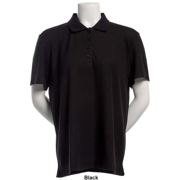 Plus Size Hasting & Smith Short Sleeve Solid Polo