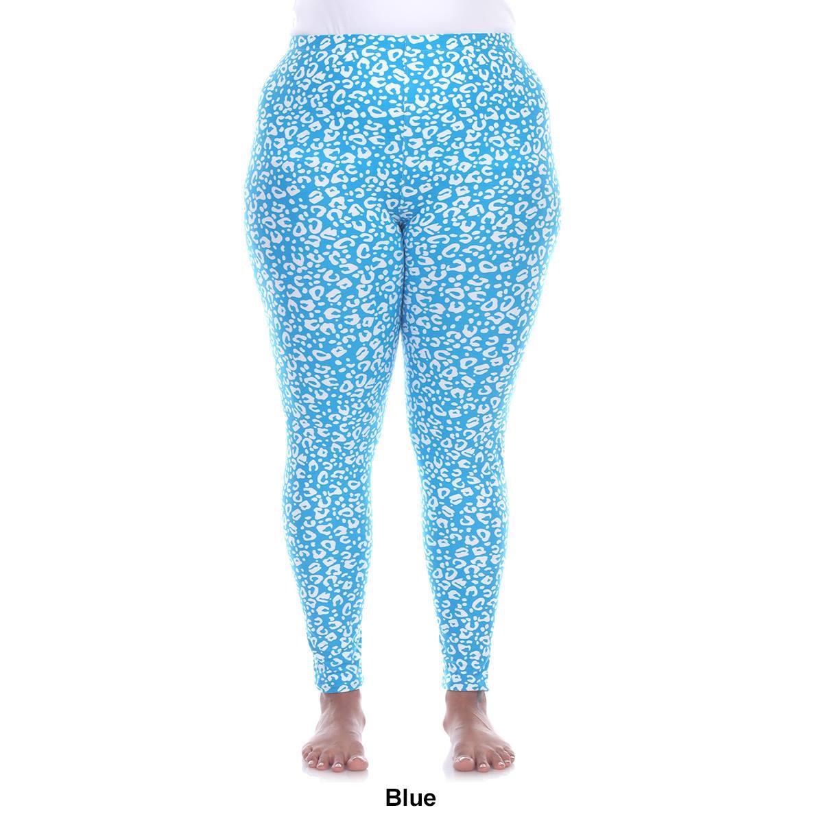 Plus Size White Mark Super Soft Leopard Leggings
