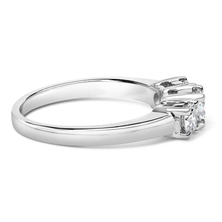 Haus of Brilliance 3/4ctw. Lab Grown Diamond 3 Stone Ring