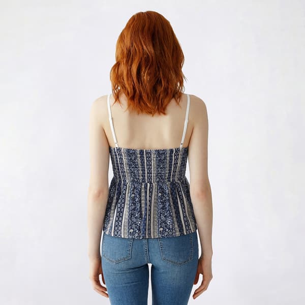 Juniors Derek Heart Lace Bodice Tank Top with Molded Cup