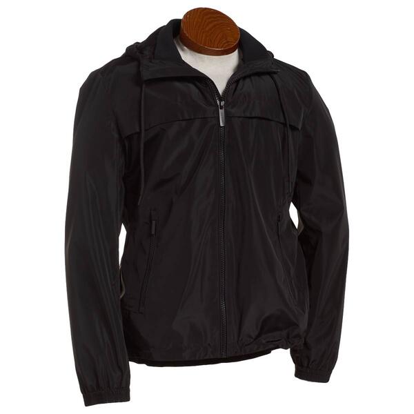 Mens London Fog Hooded Rain Jacket - image 