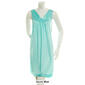 Plus Size Exquisite Form Floral Applique Trim Nightgown - image 2