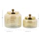 9th & Pike® Gold Smoked Glass Jars - Set of 2 - image 7