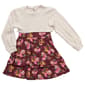 Girls &#40;7-16&#41; Poppies & Roses Textured Popover 2Fer Floral Dress - image 1