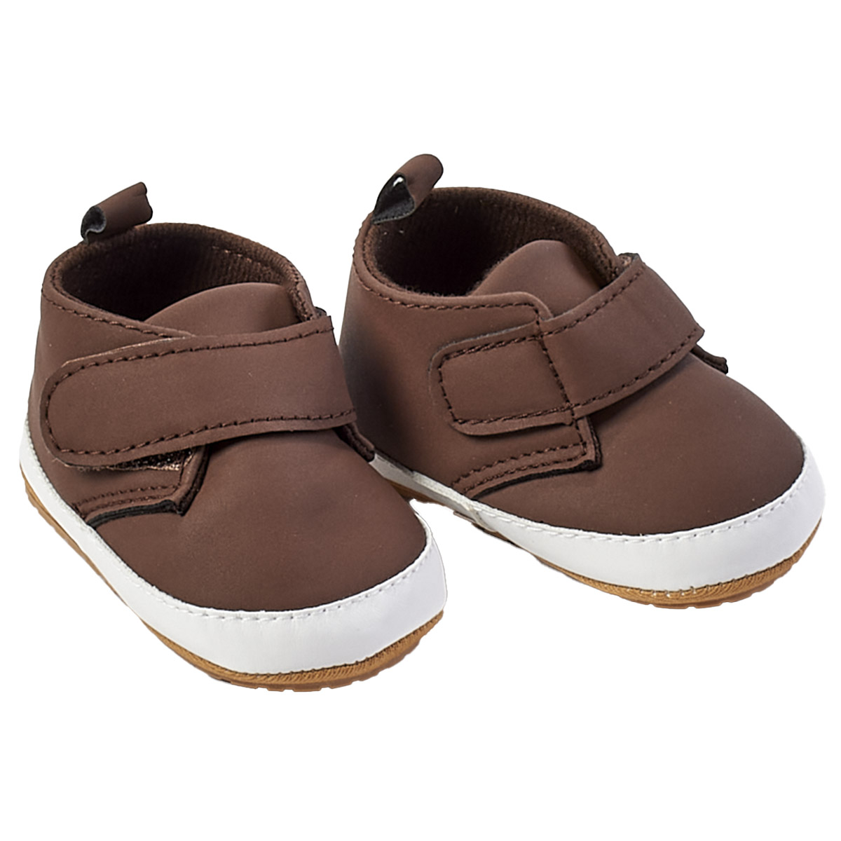 Baby Boy &#40;NB-12M&#41; Nuby Hi-Top Velcro Close Sneakers