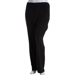 Zac&Rachel Womens Woven-Trim Capri Pants Black Size 10 - Shop Linda's Stuff