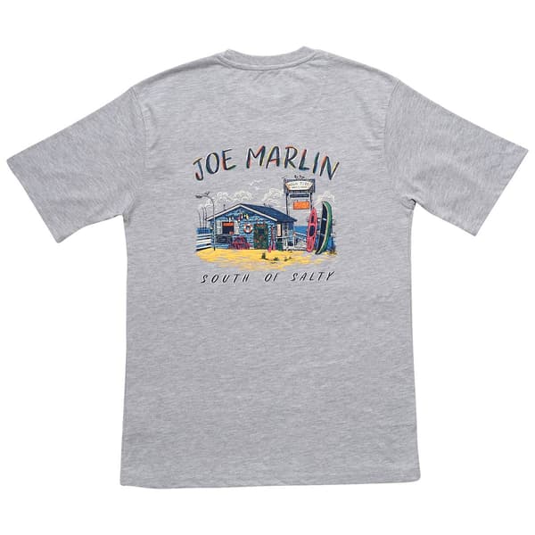 Mens Joe Marlin South of Salty Fish Hut Tee