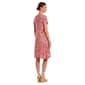 Plus Size Architect® Short Sleeve Floral Leaf A-Line Dress - image 2