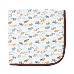Little Me Cute Puppy Receiving Blanket