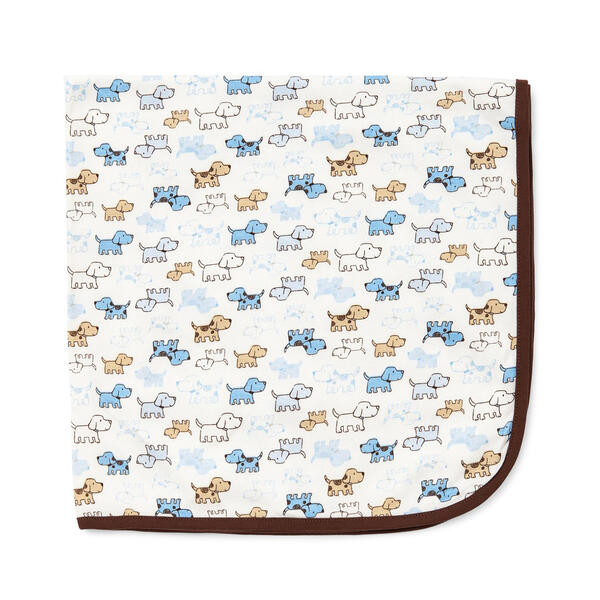 Little Me Cute Puppy Receiving Blanket - image 