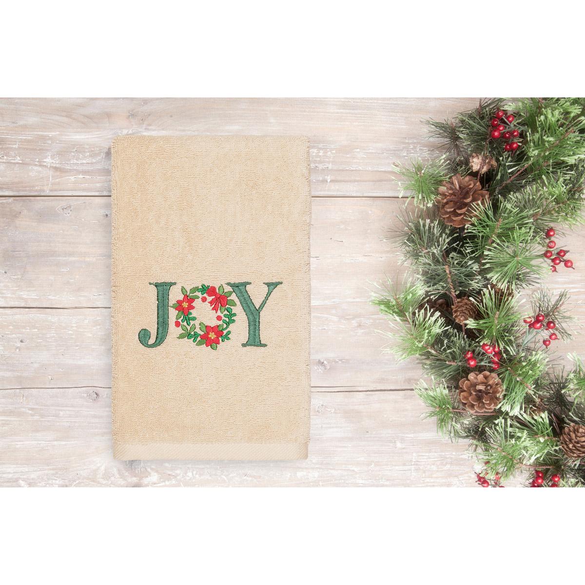Linum Home Textiles Christmas Joy Hand Towel