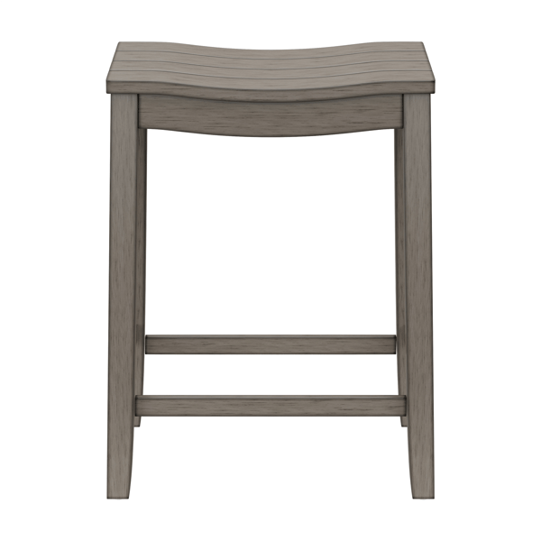 HH2 Home Fiddler Backless Counter Height Stool with Saddle Seat