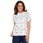 Plus Size Hasting & Smith Short Sleeve Summer Icons Crew Neck Tee - image 1