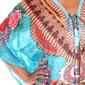 Plus Size White Mark Floral Short Caftan Tunic - image 5
