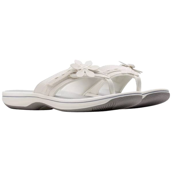 Womens Clarks&#40;R&#41; Cloudsteppers&#40;tm&#41; Breeze Opal Flip Flops