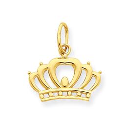 Gold Classics(tm) 14kt. Yellow Gold Crown Charm