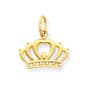Gold Classics(tm) 14kt. Yellow Gold Crown Charm - image 1