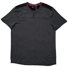 Mens Spyder Front Logo Tee w/ Reflective Taping