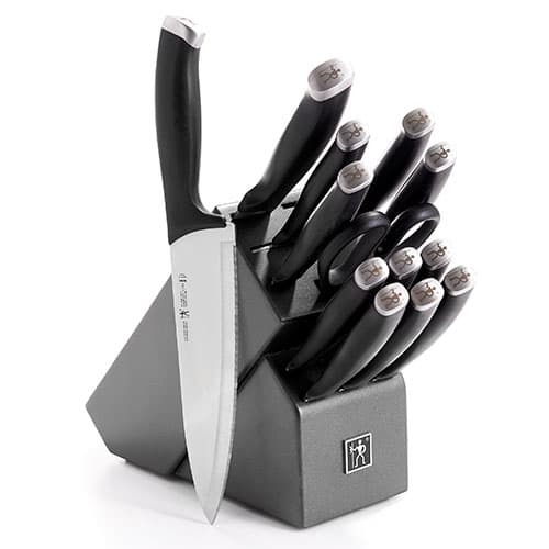 J.A. Henckels Silvercap 14pc. Knife Block Set - image 