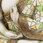 Northlight Meditating Mosaic Buddha Ceramic Garden Statue - image 6