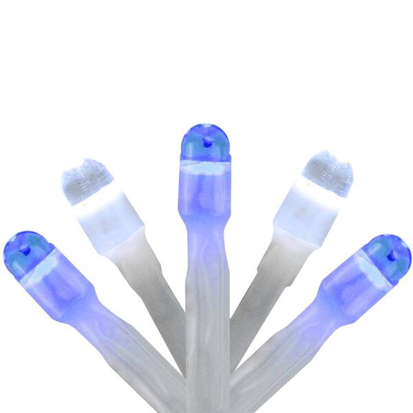 Brite Star 150ct. Blue and White Christmas Lights - 7.5ft. Wire