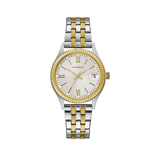 Womens Caravelle Gold Dial Dress Watch - 45M112