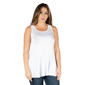 Plus Size 24/7 Comfort Apparel Sleeveless Tunic Tank Top - image 1