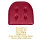 Sweet Home Collection Memory Foam Faux Leather Chair Pad - image 3
