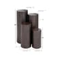 9th & Pike® Brown Metal Industrial Pedestal Table - Set of 4 - image 4