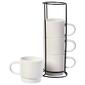 Azzure Market Finds Set of 4 Stacked Horizontal Mugs - image 1