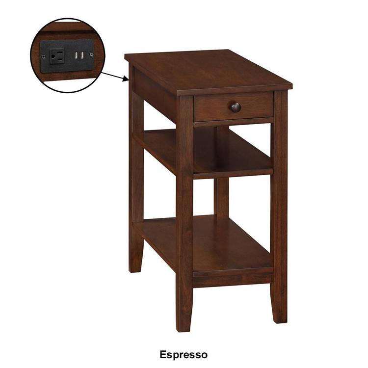 Convenience Concepts American Heritage Chairside End Table